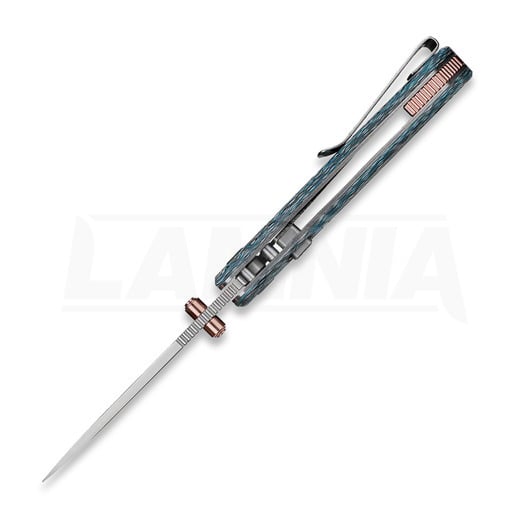 Vosteed Marten - Satin - Carbon Fiber sulankstomas peilis, mėlyna