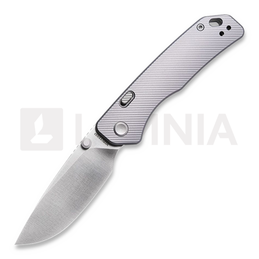 Vosteed Marten - Satin - Aluminum foldekniv, grå
