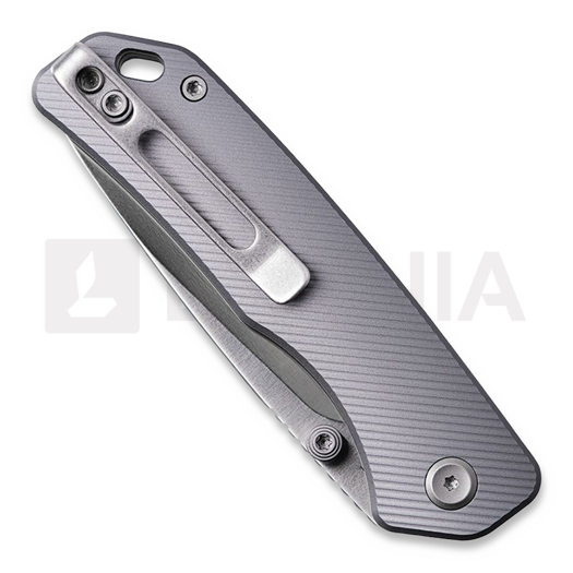 Vosteed Marten - Satin - Aluminum k&auml;&auml;nt&ouml;veitsi, harmaa