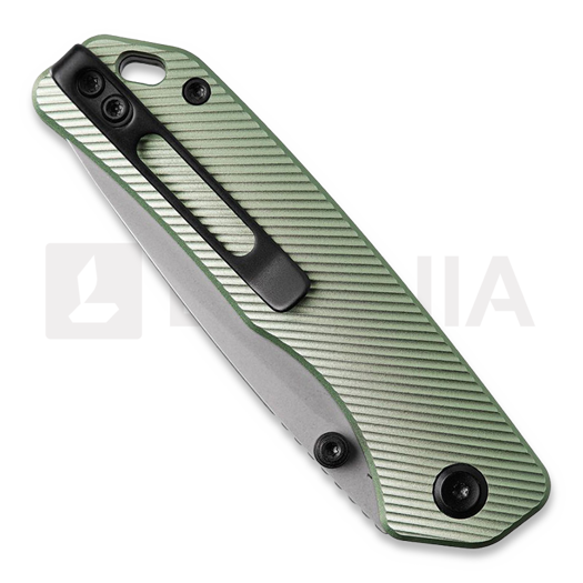 Vosteed Marten - Stonewash - Aluminium kääntöveitsi, vihreä
