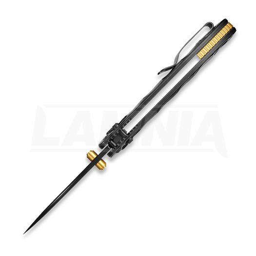 Coltello pieghevole Vosteed Mini Nightshade - Blackwash - Titanium, nero