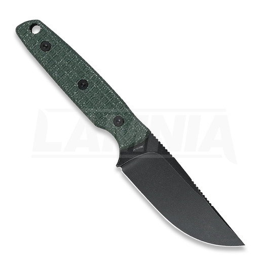 Vosteed Mink - Blackwash Clip Point - Micarta nož, zelena