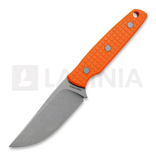 Nuga Vosteed Mink Clip Point - Blastwash - G10, oranž