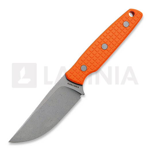 Vosteed Mink Clip Point - Blastwash - G10 kés, narancssárga