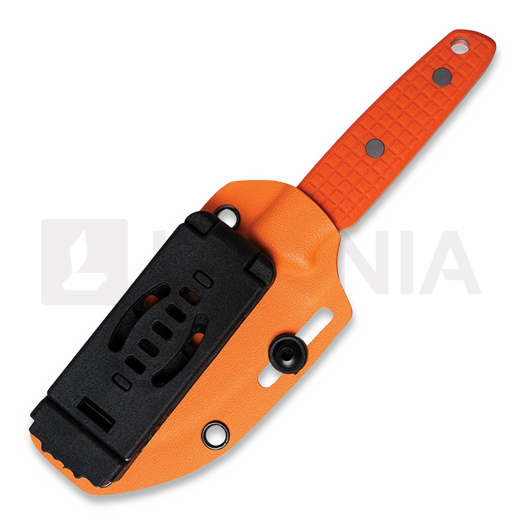 Vosteed Mink Clip Point - Blastwash - G10 knife, orange