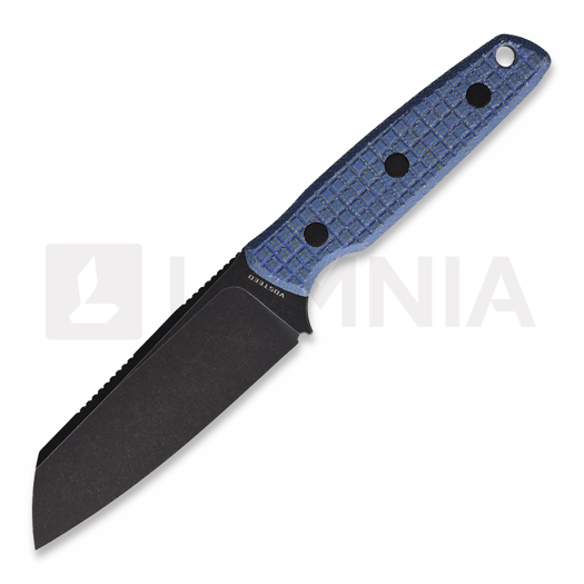 มีด Vosteed Mink Sheepsfoot - Blackwash - Micarta, น้ำเงิน