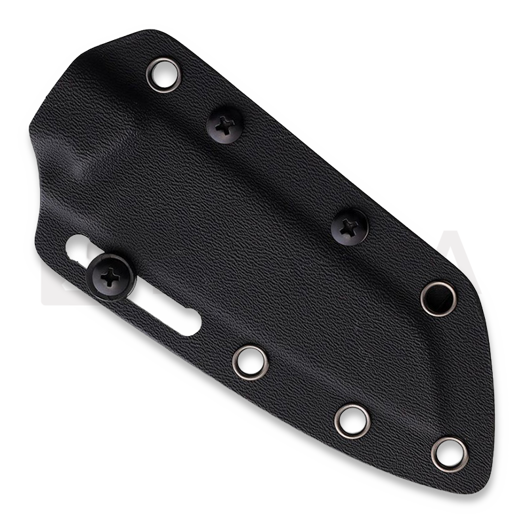 Vosteed Mink Sheepsfoot - Stonewash - Micarta knife, black