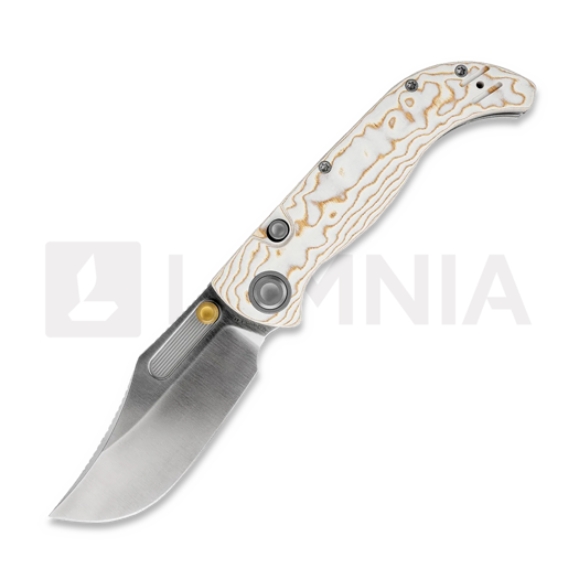 Складной нож Vosteed Naga - Satin - Bamboo Micarta, Ivory Drift