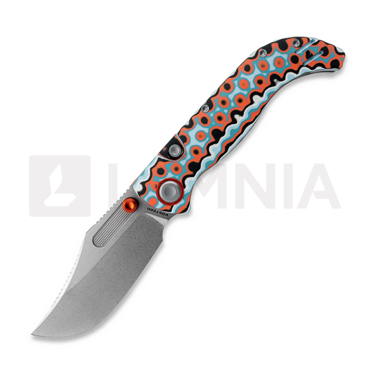 Складной нож Vosteed Naga - Stonewash - Bamboo Micarta, Coral Orbit