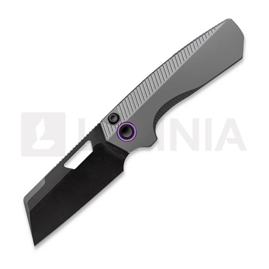 Vosteed Nip-L - Blackwash - Titanium összecsukható kés, szürke