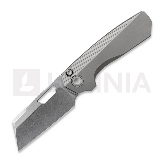 Nóż składany Vosteed Nip-L - Stonewash - Titanium, szara