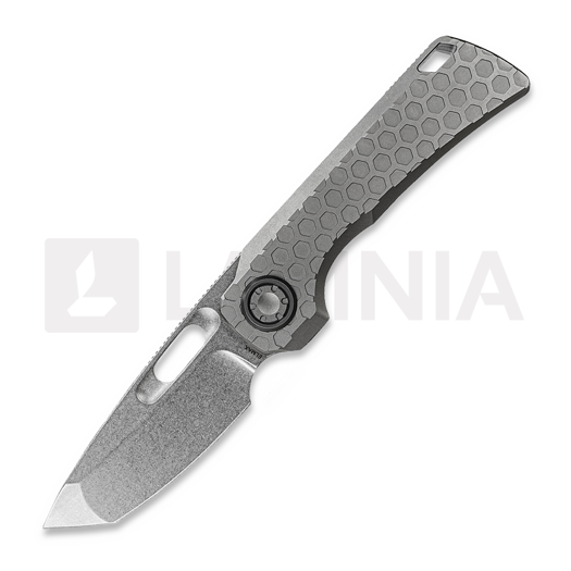 Vosteed Nymble - Stonewash - Titanium összecsukható kés, szürke