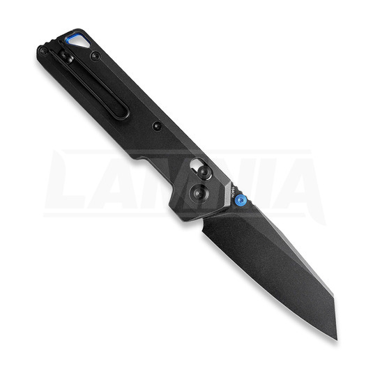 Vosteed Parallel - Blackwash - Titanium kääntöveitsi, musta
