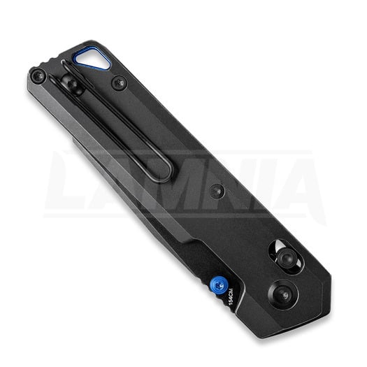 Vosteed Parallel - Blackwash - Titanium sulankstomas peilis, juoda