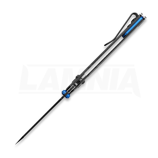Vosteed Parallel - Blackwash - Titanium sulankstomas peilis, juoda