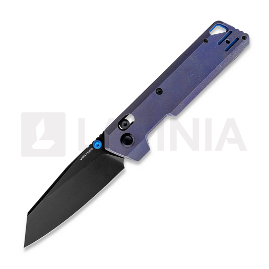 Navalha Vosteed Parallel - Blackwash - Titanium, púrpura