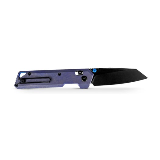 Coltello pieghevole Vosteed Parallel - Blackwash - Titanium, porpora