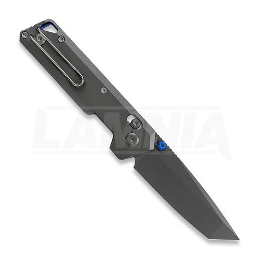 Vosteed Parallel - Destroyer Gray - Titanium kääntöveitsi, Dim Gray