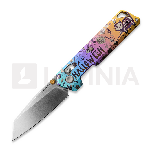 Vosteed Parallel - Satin - Titanium fällkniv, Halloween Spooky Purr
