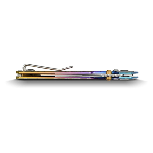 Vosteed Parallel - Satin - Titanium sulankstomas peilis, Halloween Spooky Purr