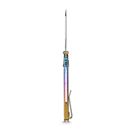 Vosteed Parallel - Satin - Titanium sulankstomas peilis, Halloween Spooky Purr