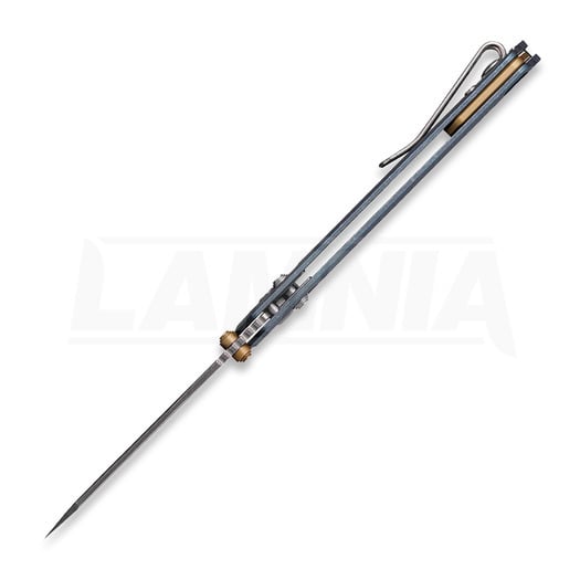 Navalha Vosteed Parallel - Stonewash - Titanium, azul