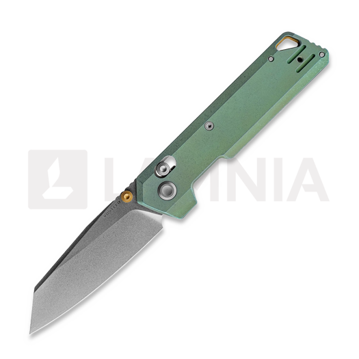 Vosteed Parallel - Stonewash - Titanium kääntöveitsi, vihreä