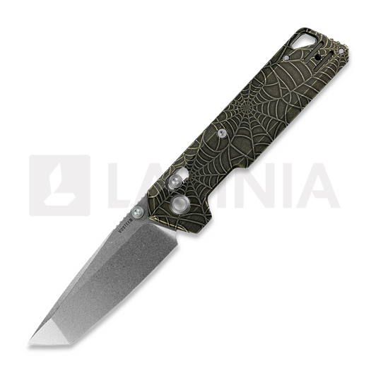 Vosteed Parallel Tanto - Stonewash - Titanium kääntöveitsi, Acidwash