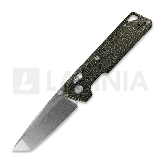 Vosteed Parallel Tanto - Stonewash - Titanium kääntöveitsi, Acidwash