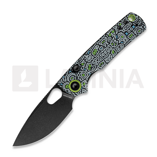 Vosteed Porcupine - Blackwash - G10 vouwmes, Doodle Monster™