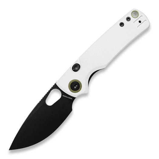 Couteau pliant Vosteed Porcupine - Blackwash - G10, blanc