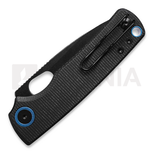 Vosteed Porcupine - Blackwash - Micarta folding knife, black