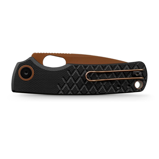 Vosteed Porcupine - Copper Dune - G10 folding knife, black