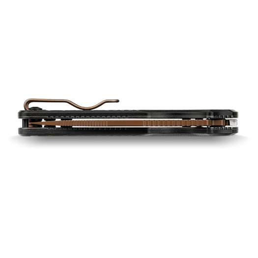 Vosteed Porcupine - Copper Dune - G10 folding knife, black