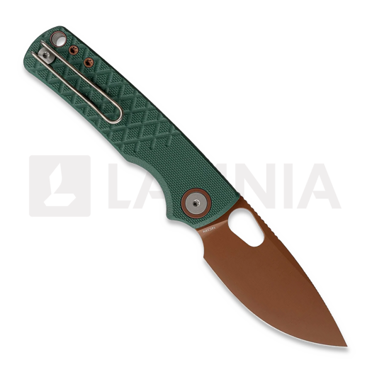 Vosteed Porcupine - Copper Dune - G10 folding knife, green