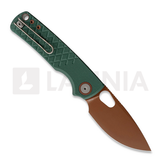 Vosteed Porcupine - Copper Dune - G10 folding knife, green