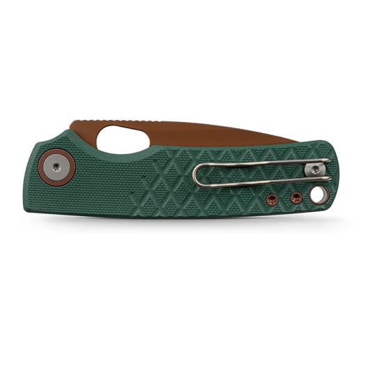 Vosteed Porcupine - Copper Dune - G10 folding knife, green