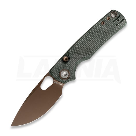 Vosteed Porcupine - Copper Dune - Micarta Taschenmesser, grün