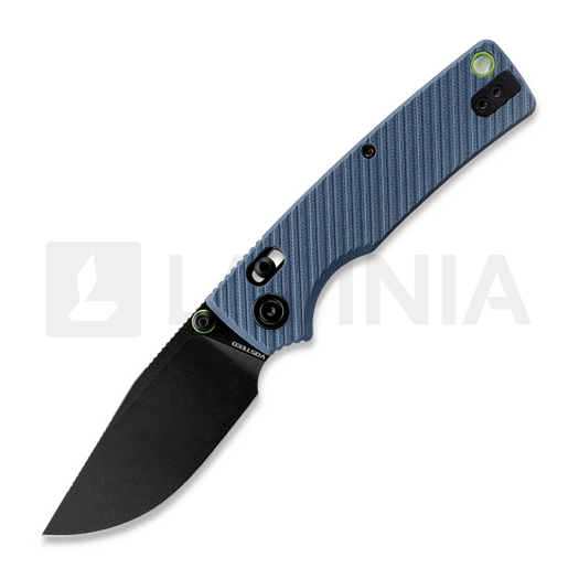 Couteau pliant Vosteed Porcupine ModSwap™ - Blackwash - G10, bleu