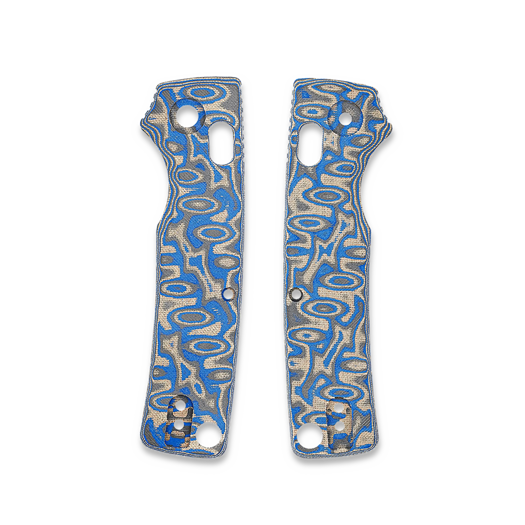 Handle scales Vosteed Porcupine ModSwap™ - Blue Ocean Micarta