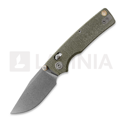 มีดพับ Vosteed Porcupine ModSwap™ - Stonewash - Micarta, olive drab