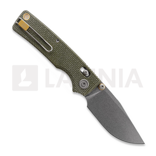 Vosteed Porcupine ModSwap™ - Stonewash - Micarta Taschenmesser, olivgrün