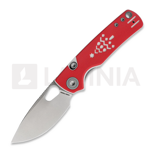 Saliekams nazis Vosteed Porcupine - Satin - G10, sarkans, balts
