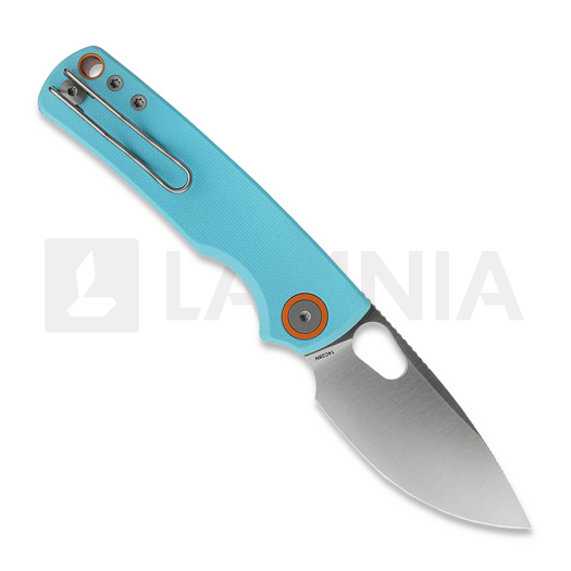 Couteau pliant Vosteed Porcupine - Satin - G10, Sky Blue