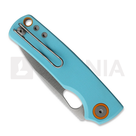 Couteau pliant Vosteed Porcupine - Satin - G10, Sky Blue