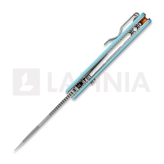 Couteau pliant Vosteed Porcupine - Satin - G10, Sky Blue