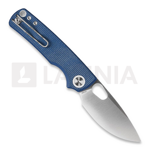 Vosteed Porcupine - Satin - Micarta 折叠刀, 藍色
