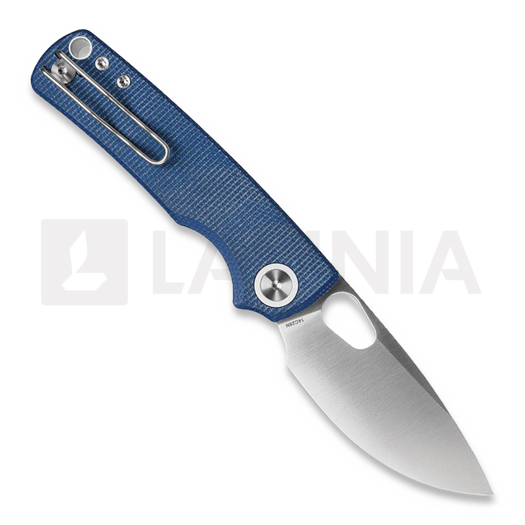Vosteed Porcupine - Satin - Micarta folding knife, blue