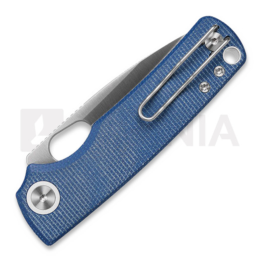 Vosteed Porcupine - Satin - Micarta 折叠刀, 藍色