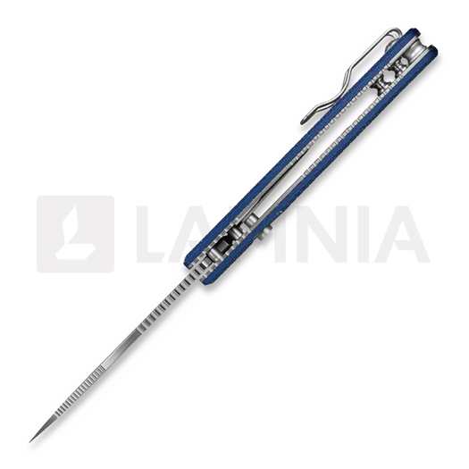 Vosteed Porcupine - Satin - Micarta 折叠刀, 藍色